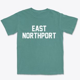 East Northport New York Classic Block Premium Heavyweight T-shirt