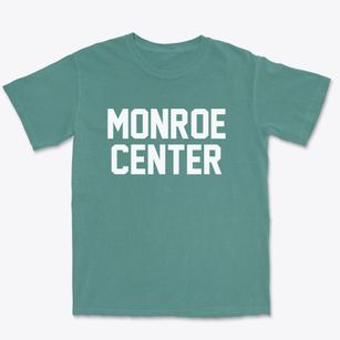 Monroe Center Illinois Classic Block Premium Heavyweight T-shirt
