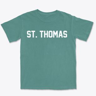 St. Thomas North Dakota Classic Block Premium Heavyweight T-shirt