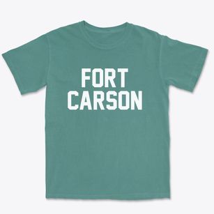 Fort Carson Colorado Classic Block Premium Heavyweight T-shirt