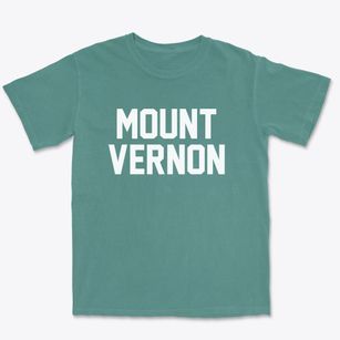 Mount Vernon Virginia Classic Block Premium Heavyweight T-shirt