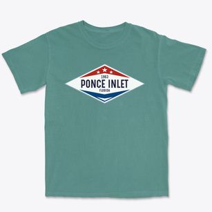 Ponce Inlet Florida Diamond Star Premium Heavyweight T-shirt