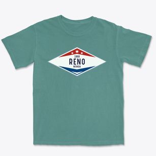 Reno Nevada Diamond Star Premium Heavyweight T-shirt