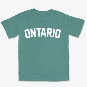 Ontario Wisconsin Classic Curve Premium Heavyweight T-shirt