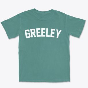 Greeley Kansas Classic Curve Premium Heavyweight T-shirt