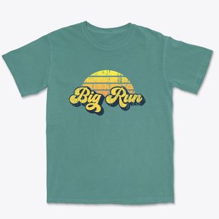 Big Run Pennsylvania Sublime Sunset Premium Heavyweight T-shirt