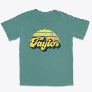 Taylor Arkansas Sublime Sunset Premium Heavyweight T-shirt