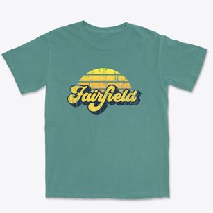 Fairfield Nebraska Sublime Sunset Premium Heavyweight T-shirt