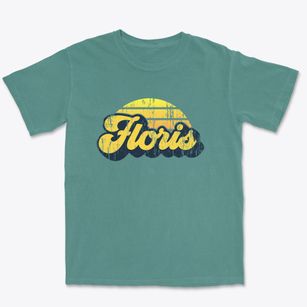 Floris Iowa Sublime Sunset Premium Heavyweight T-shirt