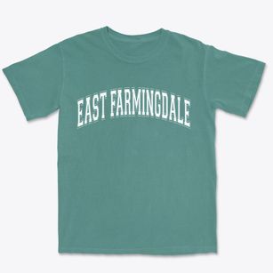 East Farmingdale New York Varsity Premium Heavyweight T-shirt