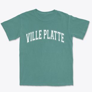 Ville Platte Louisiana Varsity Premium Heavyweight T-shirt