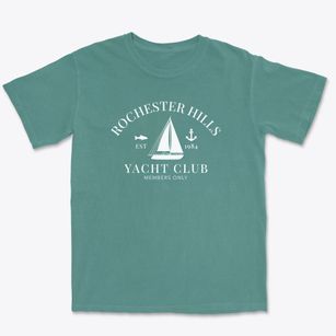 Rochester Hills Michigan Yacht Club Premium Heavyweight T-shirt