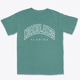 Miami Lakes Florida Inline Premium Heavyweight T-shirt