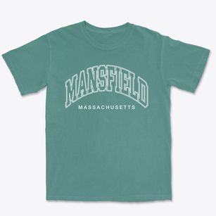 Mansfield Massachusetts Inline Premium Heavyweight T-shirt