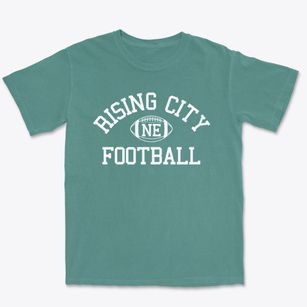 Rising City Nebraska Football Premium Heavyweight T-shirt