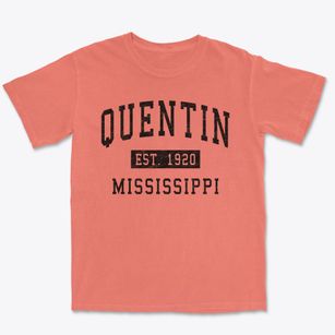 Quentin Mississippi Classic Established Premium Heavyweight T-shirt