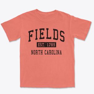 Fields North Carolina Classic Established Premium Heavyweight T-shirt
