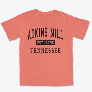 Adkins Mill Tennessee Classic Established Premium Heavyweight T-shirt