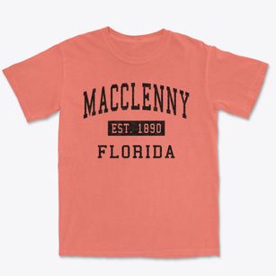 Macclenny Florida Classic Established Premium Heavyweight T-shirt