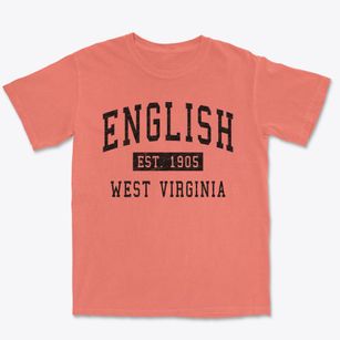 English West Virginia Classic Established Premium Heavyweight T-shirt