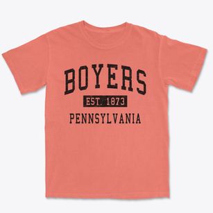 Boyers Pennsylvania Classic Established Premium Heavyweight T-shirt
