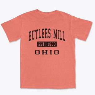 Butlers Mill Ohio Classic Established Premium Heavyweight T-shirt