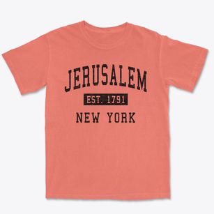 Jerusalem New York Classic Established Premium Heavyweight T-shirt