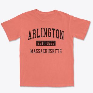 Arlington Massachusetts Classic Established Premium Heavyweight T-shirt