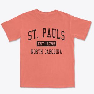 St. Pauls North Carolina Classic Established Premium Heavyweight T-shirt