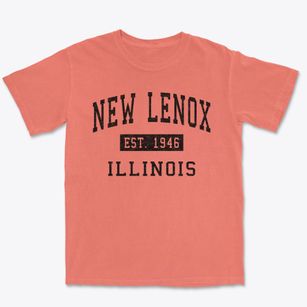 New Lenox Illinois Classic Established Premium Heavyweight T-shirt