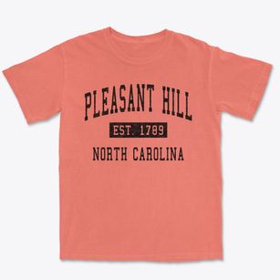 Pleasant Hill North Carolina Classic Established Premium Heavyweight T-shirt