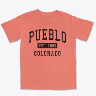 Pueblo Colorado Classic Established Premium Heavyweight T-shirt
