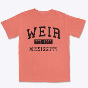 Weir Mississippi Classic Established Premium Heavyweight T-shirt