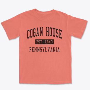 Cogan House Pennsylvania Classic Established Premium Heavyweight T-shirt