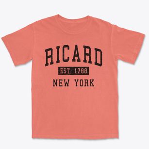 Ricard New York Classic Established Premium Heavyweight T-shirt