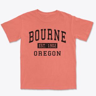 Bourne Oregon Classic Established Premium Heavyweight T-shirt