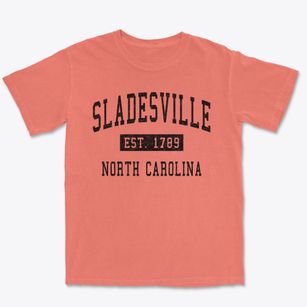 Sladesville North Carolina Classic Established Premium Heavyweight T-shirt