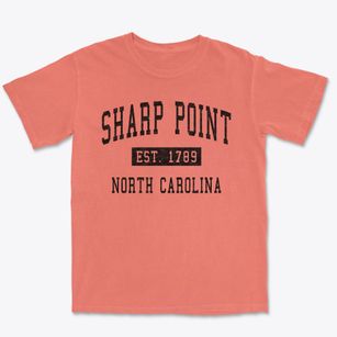 Sharp Point North Carolina Classic Established Premium Heavyweight T-shirt