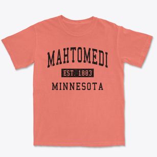 Mahtomedi Minnesota Classic Established Premium Heavyweight T-shirt