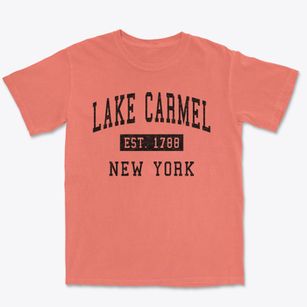 Lake Carmel New York Classic Established Premium Heavyweight T-shirt