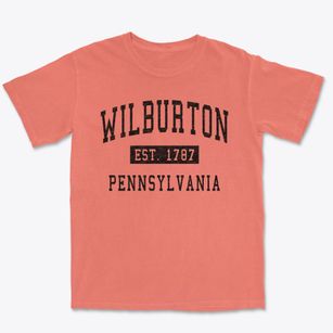 Wilburton Pennsylvania Classic Established Premium Heavyweight T-shirt