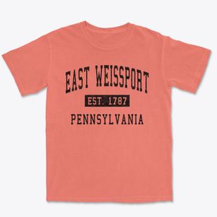 East Weissport Pennsylvania Classic Established Premium Heavyweight T-shirt