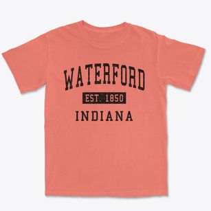 Waterford Indiana Classic Established Premium Heavyweight T-shirt