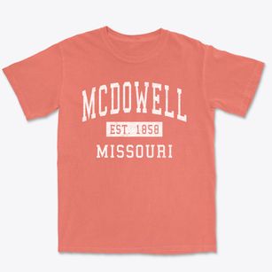 Mcdowell Missouri Classic Established Premium Heavyweight T-shirt
