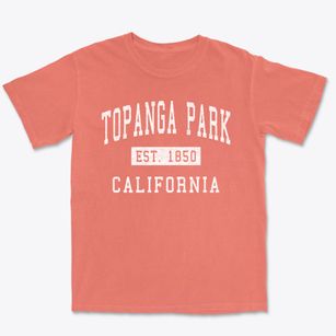 Topanga Park California Classic Established Premium Heavyweight T-shirt