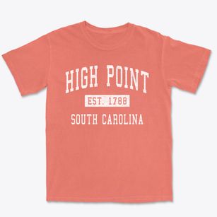 High Point South Carolina Classic Established Premium Heavyweight T-shirt