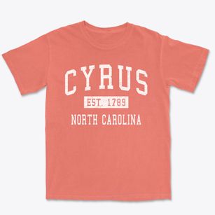 Cyrus North Carolina Classic Established Premium Heavyweight T-shirt