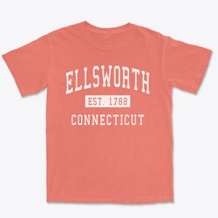 Ellsworth Connecticut Classic Established Premium Heavyweight T-shirt