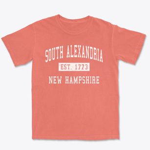 South Alexandria New Hampshire Classic Established Premium Heavyweight T-shirt