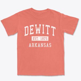 Dewitt Arkansas Classic Established Premium Heavyweight T-shirt